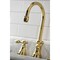 Kingston Brass KS2982TAL Tudor Widespread Bathroom Faucet W/Brass Pop-Up, Brass KS2982TAL - alternate 7